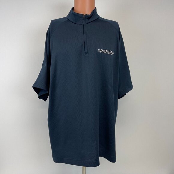 Nike Golf Monte Carlo Sphere Dry Polo Shirt Mens Size 2XL Blue Las Vegas - Picture 2 of 5